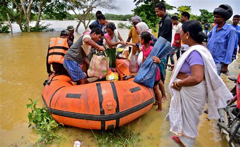 Assam Flood 6 More Die 72 Lakh Affected Across 22 Districts Of The State Dynamite News