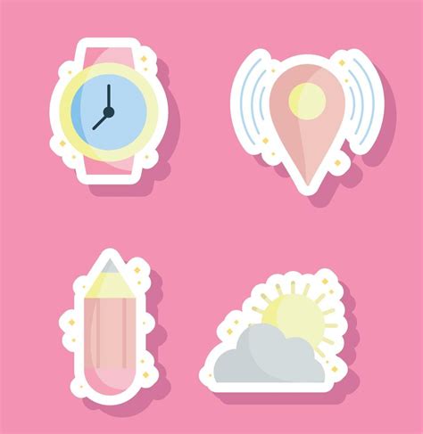 Design Stickers Icons 10507535 Vector Art At Vecteezy