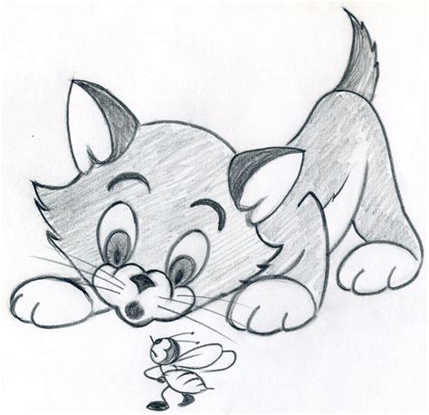 How To Draw Cartoon Kitten Easily And Effortlessly In Few Simple Steps