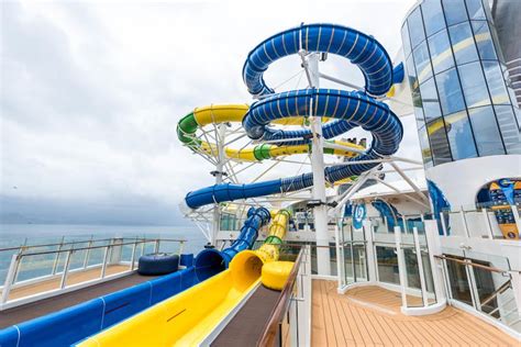 Water Slides On Royal Caribbean Adventure Of The Seas Cruise Ship