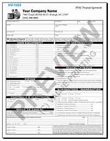 Free Hvac Service Contract Forms
