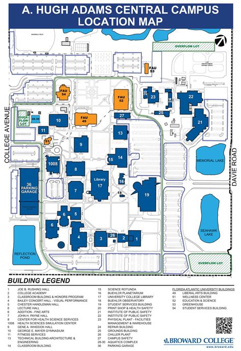 North Central College Campus Map Map