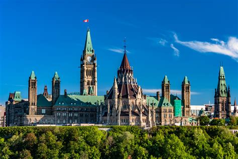 The Parliament Of Canada In Ottawa Ontario Canada R