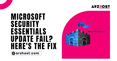 Microsoft Security Essentials Update Fail
