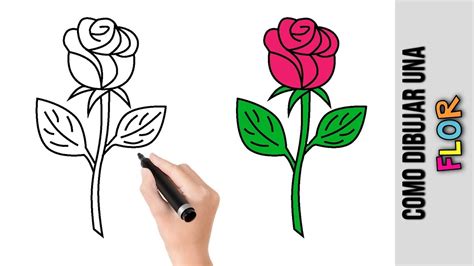 Como Dibujar Una Flor ★ Dibujos Fáciles Para Dibujar Paso A Paso Youtube