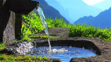 Spring Water Stock Footage Video Shutterstock