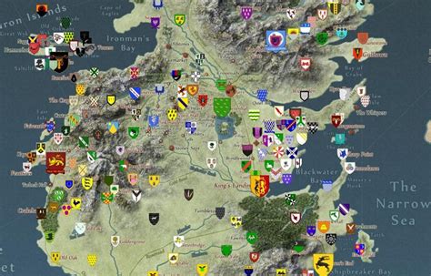Interactive Map Of Game Of Thrones