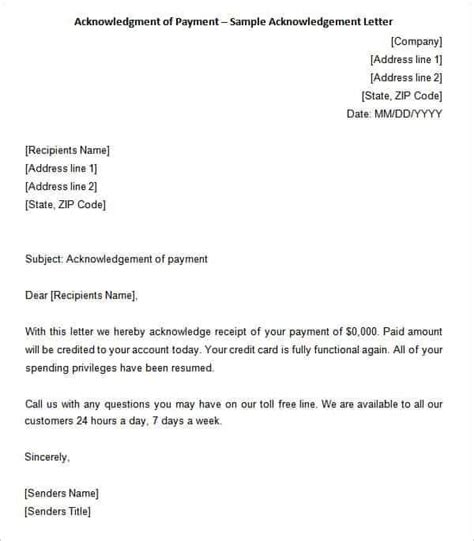 Just look at this example finally, save your cover letter in the pdf format. 32+ Acknowledgement Letter Templates - Free Samples ...