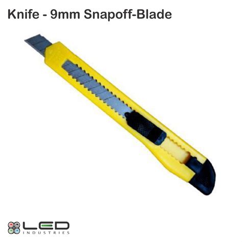 Knife 9mm Snap Off Blade Led Industries