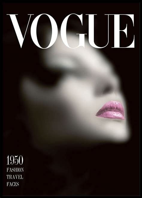Poster With Vogue Fashion Prints
