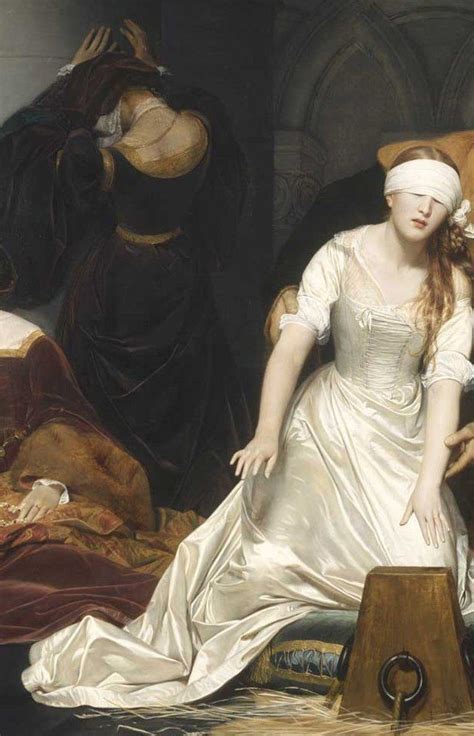 Webissance The Execution Of Lady Jane Grey Detail Paul Delaroche