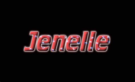 Jenelle Logo Free Name Design Tool From Flaming Text