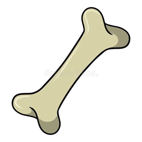 Dog Toy Bone Vector Illustration In Cartoon Style Stock Vector