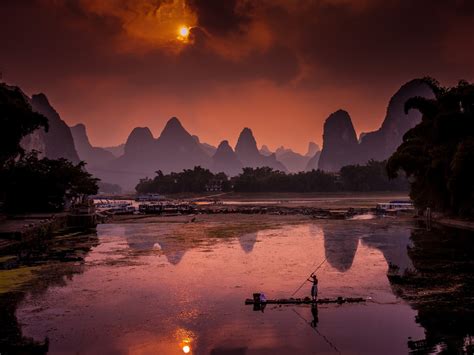 Река Ли Китай Фото — Картинки