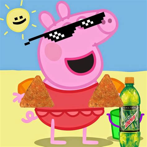 Peppa Pig Meme Background