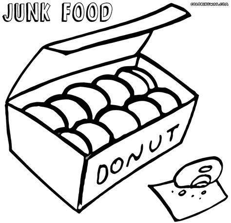 Click the download button to see the full image of cute. Junk Food Coloring Pages at GetColorings.com | Free ...