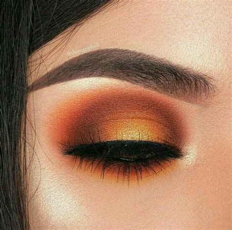 Pinterest Iiiannaiii 🌹💦 Orange Eye Makeup Fall Eye Makeup Orange