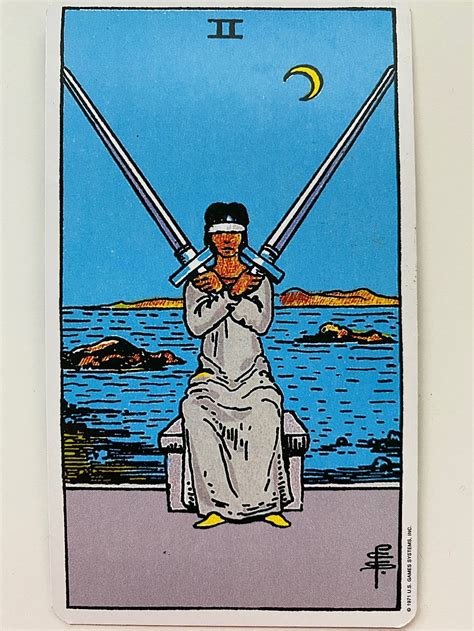 Two Of Swords Tarot Card Meaning Ray Alex Williams