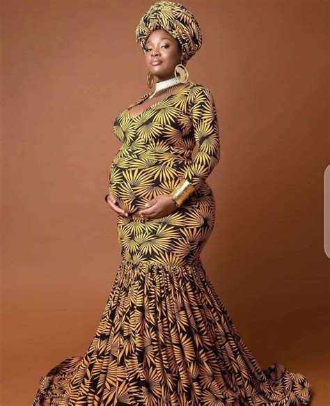 African Print Maternity Dress For Photoshoot African Print Maternity Gown African Print