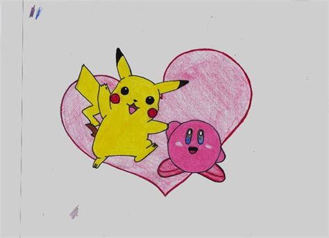 Pikachu And Kirby By Thedarkcrystal12 On Deviantart