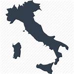 Europe Silhouette Map Italy Getdrawings Icon
