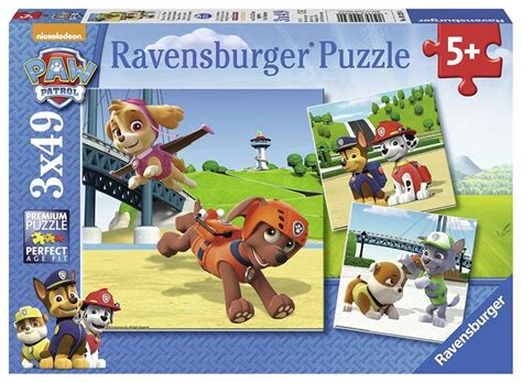 Ravensburger Puzzle Dečije Puzle 3x49 Paw Patrol Tim Na četiri
