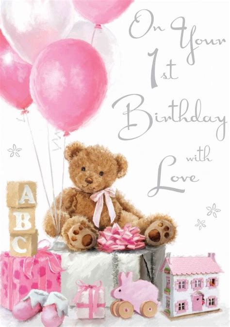 Happy 1st Birthday Girl 1st Birthday Wishes Happy First Birthday