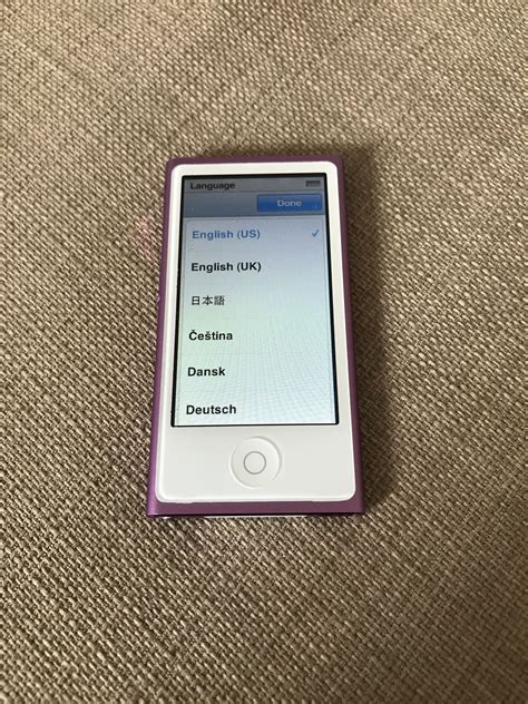 Apple Ipod Nano 7th Gen A1446 Purple 16gb Ipod Ebay