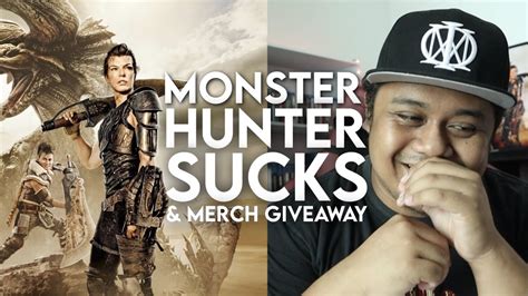 monster hunter sucks movie merch giveaway youtube