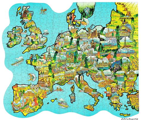 Europe Map 1983