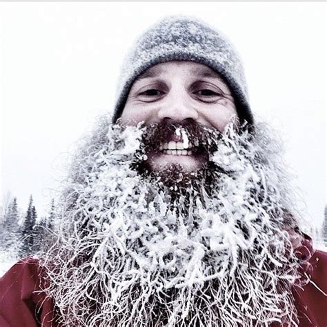 Massive Frozen Beard Full Thick Beard And Mustache Beards Bearded Man Men Snow Snowy Winter