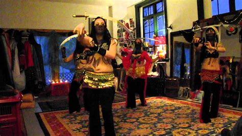 Tribal Fusion Belly Dance With Sword And Candles Youtube
