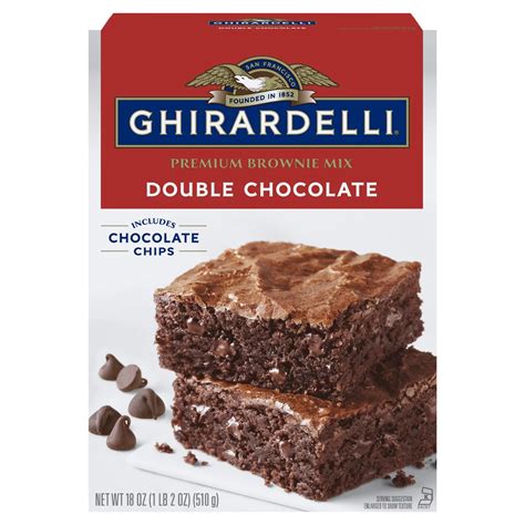 Ghirardelli Double Chocolate Premium Brownie Mix Shop Baking Mixes At