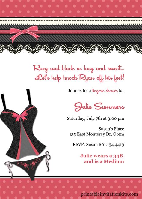 Templates free blank bridal shower invitation template. Pin on One of these days!