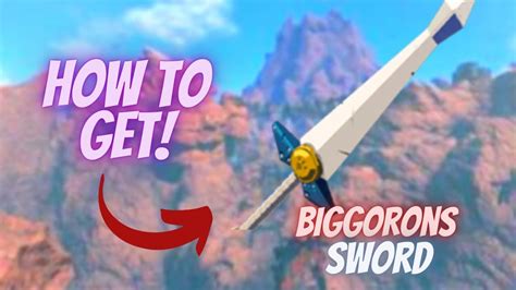 How To Get The Biggorons Sword In Zelda Tears Of The Kingdom Youtube