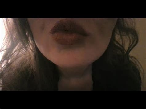ASMR Super Up Close Kisses And Applying Lip Gloss