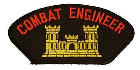 Us Army Combat Engineer Patch W Castle Branch Insignia Essayons 12b