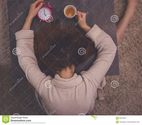 Tired Morning Waking Up Stock Image Image Of Exhaustion 94019941