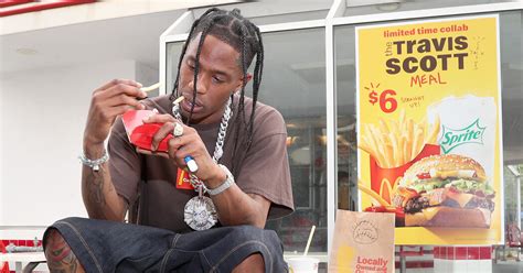 Rapper travis scott's quarter pounder is so popular mcdonald's is selling out. Travis Scott Meets McDonald's in a Partnership of ...