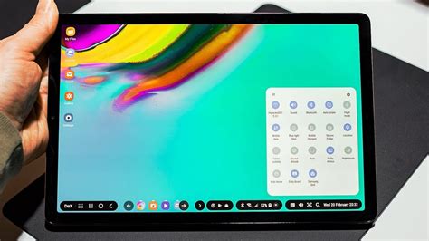 The galaxy tab s5e is also equipped with a 13mp f/2.0 main camera and a front facing 8mp f/2.0 selfie shooter. Galaxy Tab S5e Official Introduction SAMSUNG - YouTube