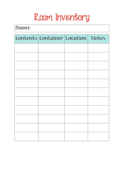 Top Inventory Count Sheets free to download in PDF format