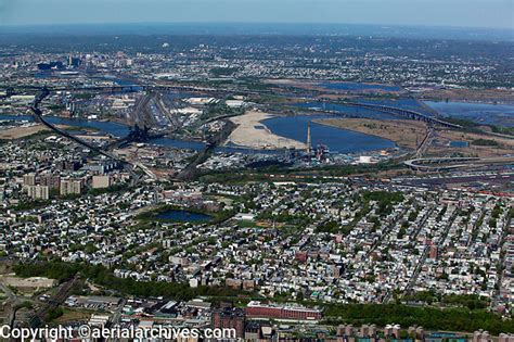 Aerial Photograph Of Jersey City Toward Downtown Newark New Jersey