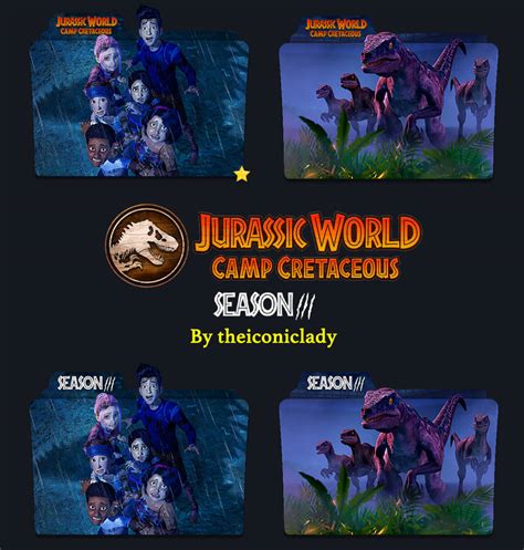 Jurassic World Camp Cretaceous Season 3 Folders By Theiconiclady On