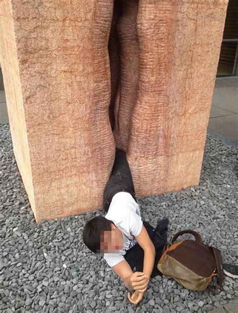 Us Student Is Rescued From Giant Vagina Sculpture In Germany News