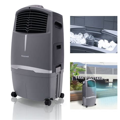 Honeywell 525 Cfm Indooroutdoor Evaporative Air Cooler Swamp Cooler