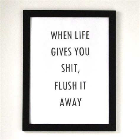 Add A Positive Vibe To Your Bathroom By Framing This Simple Yet
