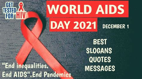 World Aids Day 2021 World Aids Day Slogans Quotes Messages World