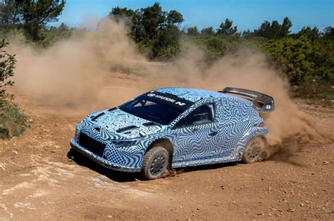 Hyundai Releases First Images Of 2022 Wrc Racer Autocar India