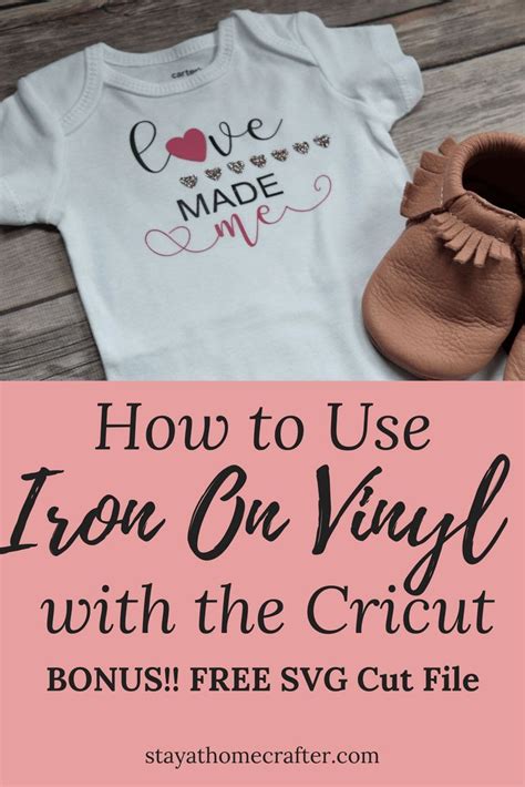 How To Use Iron On Vinyl With The Cricut Iron On Vinyl Cricut Iron