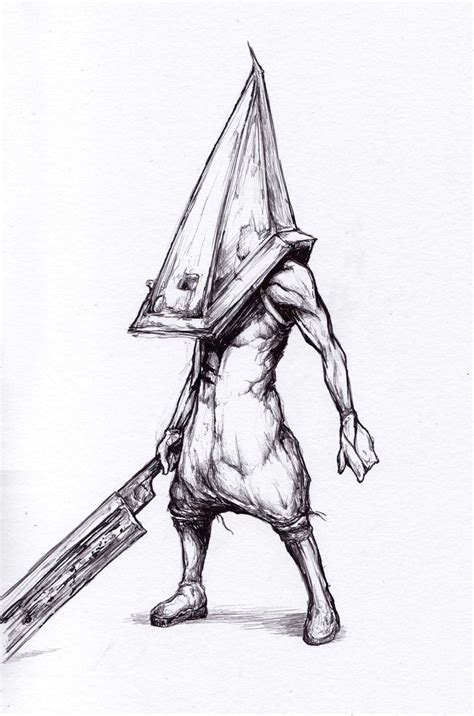 Pyramid Head Sketch At Paintingvalley Explore Collection Of